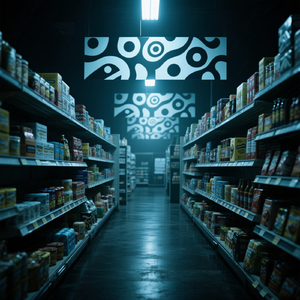 Midnight Grocery Aisle