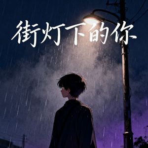 街灯下的你