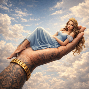 Deitou na mão dos D