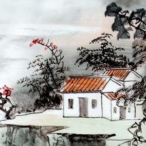 小桥流水没人家