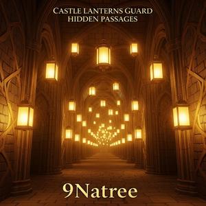 Pathway Lights Rise Around Velvet Curtains