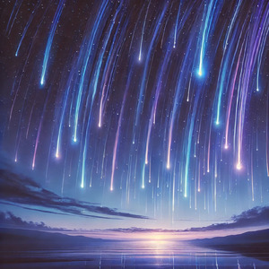 流れる星