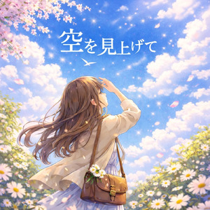 空を見上げて