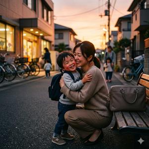 やっと、あえたね