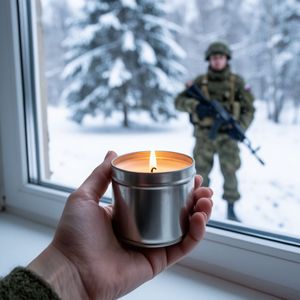 Домашняя свеча