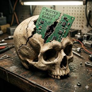 Busted circuit board
