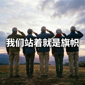 我们站着就是旗帜