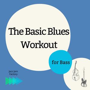 Bb 100bpm Basic Blues Backing Track for Bass Guitar & Upright Bass