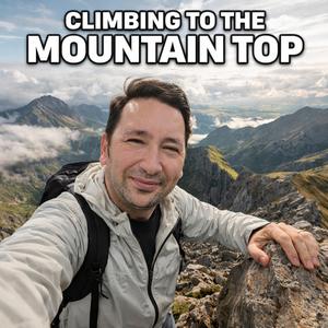 Climbing to the mountain top