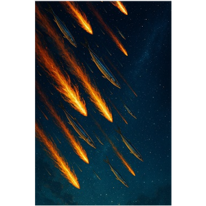 秋刀魚流星群～星に願いを・サンマ食べたい～#spaceport  by R2-E2