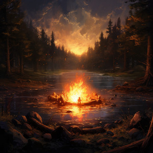 Cadencia Bienaventurada A La Luz De La Chimenea