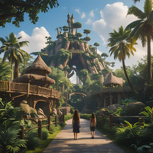 テーマパークの日陰で、いつか完成する夢の国