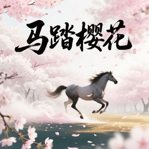 马踏樱花