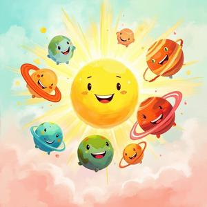 ग्रहों का गीत (बच्चों के लिए सौर मंडल सीखें)