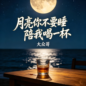 月儿你不要睡陪我喝一杯