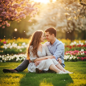 Springtime Hearts Together