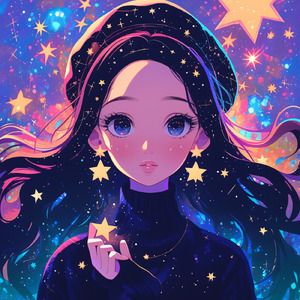 Starry Night Girl