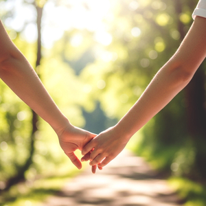 손잡고 걸어가는 이 순간