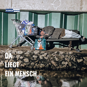 Da liegt ein Mensch
