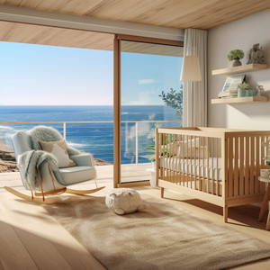 Calmante Abrazo Nocturno Del Océano