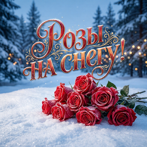 Розы на снегу!