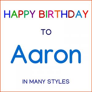 Happy Birthday To Aaron - Techno