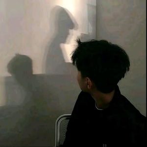 月光下的孤影