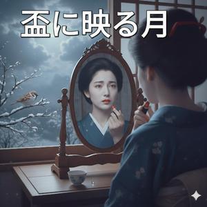 盃に映る月