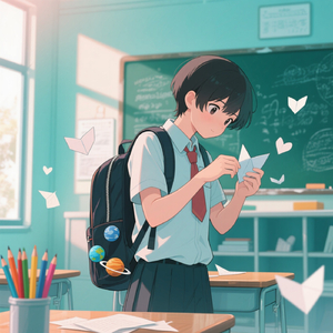 Paper Planets in My Backpack