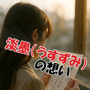 淡墨（うすずみ）の想い