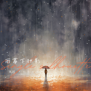 雨幕下独影