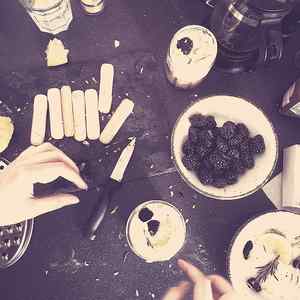 柔和的餐厅时刻