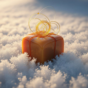 Снег и карамель