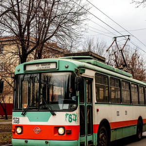 Старый троллейбус