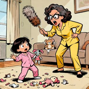 哎呦妈妈，您就别打我了