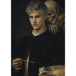 💀 Self-Portrait with Death Playing the Fiddle 🎻 by 𝗝𝗢𝗛𝗡 𝗭ϟ⚡︎