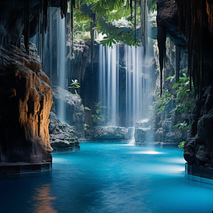 Immersive Waterfall Soundscape for Stress Relief