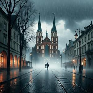 Deszczowy Kraków