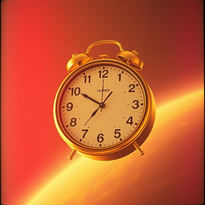 Timeless Clock of Gold