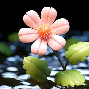 Pure Flowers on a Tree