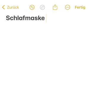Schlafmaske