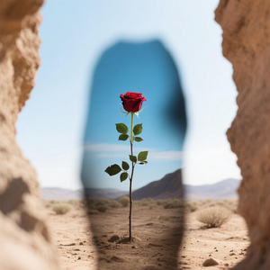 镜中的自己偶尔红妆