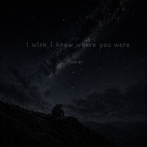 i wish i knew where you were