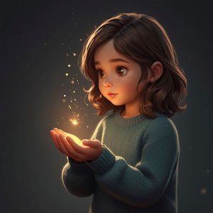 Dziewczynka z Małą Iskierą