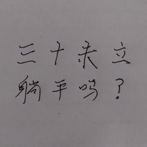 三十未立