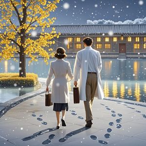 纷飞的雪花-读书改变命运向像一艘