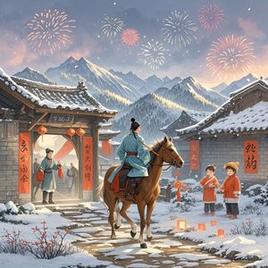 青云踏马贺新元