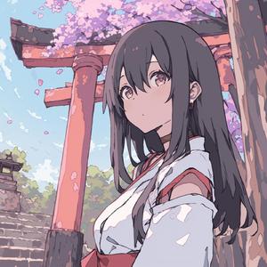 신사의 무녀 히요리