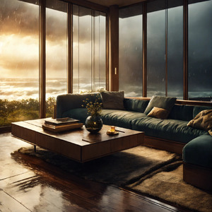 Мирное утро в горах