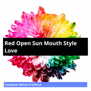 Red Open Sun Mouth Style Love